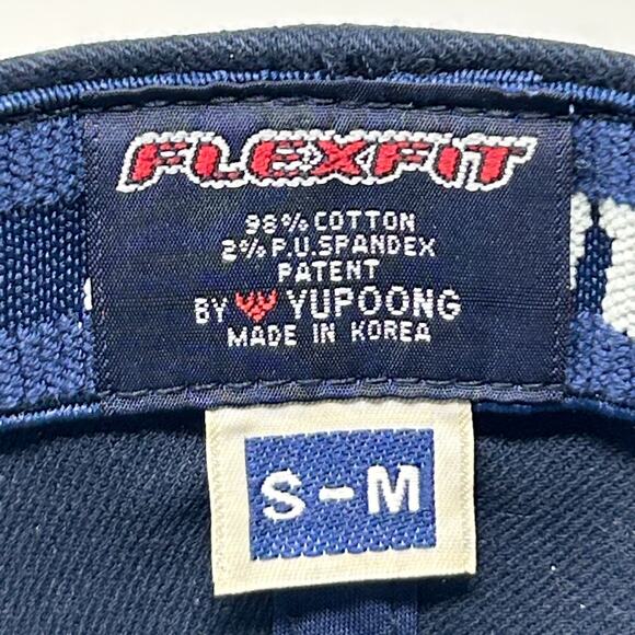 Vintage Y2Ks I Give Referrals Strip Club Hat Cap FlexFit S-M Blue Stripper Funny - Picture 9 of 10